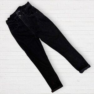 ABERCROMBIE & FITCH Black Ultra High Rise Super Skinny Ankle Jeans Size 26 / 2